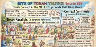 Bits of Torah Truths – #Torah Concept in the NT: Lift up hands that hang down – Episode 889