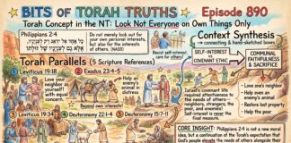 Bits of Torah Truths – #Torah Concept in the NT: Look not everyone on own things only – Episode 890