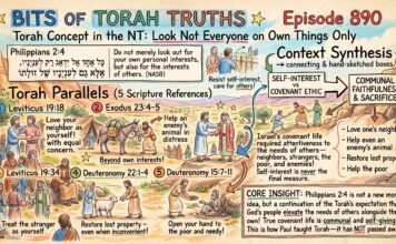Bits of Torah Truths – #Torah Concept in the NT: Look not everyone on own things only – Episode 890