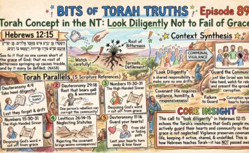 Bits of Torah Truths – #Torah Concept in the NT: Look diligently not to fail of grace – Episode 891