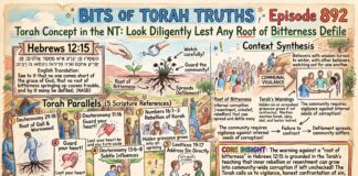 Bits of Torah Truths – #Torah Concept in the NT: Look diligently lest any root of bitterness defile – Episode 892