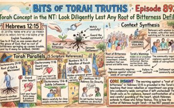 Bits of Torah Truths – #Torah Concept in the NT: Look diligently lest any root of bitterness defile – Episode 892