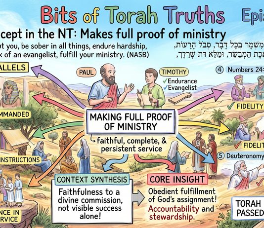 Bits of Torah Truths – #Torah Concept in the NT: Makes full proof of ministry – Episode 899