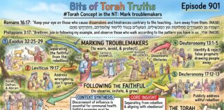 Bits of Torah Truths – #Torah Concept in the NT: Mark troublemakers – Episode 901